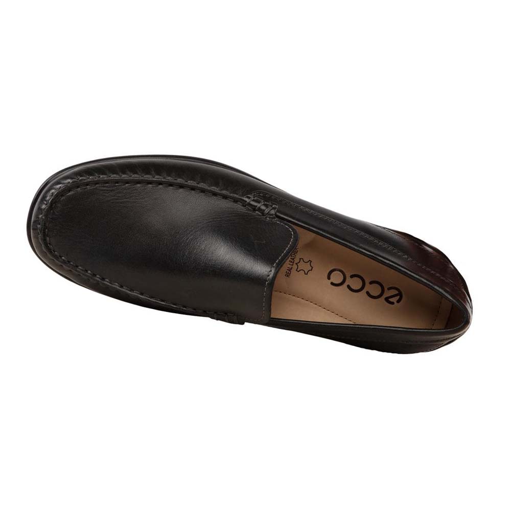 Men's Ecco Classic Moc 2.0 Moccasins Black / Black | Canada 579YXF